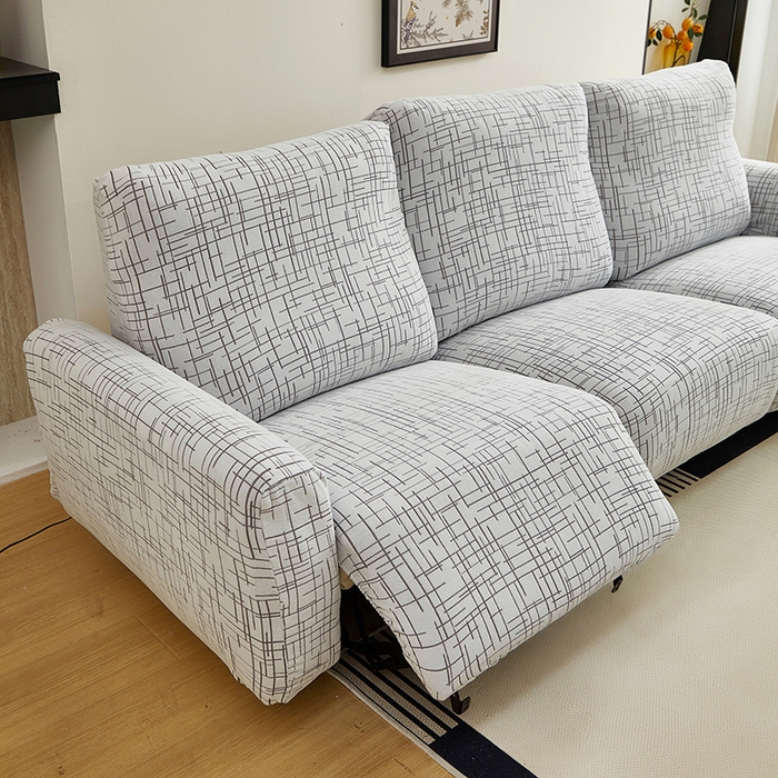 91家纺网 家纺一手货源 找家纺 丝绮鹿 2025新款极简系列-芝华士沙发套 极简灰