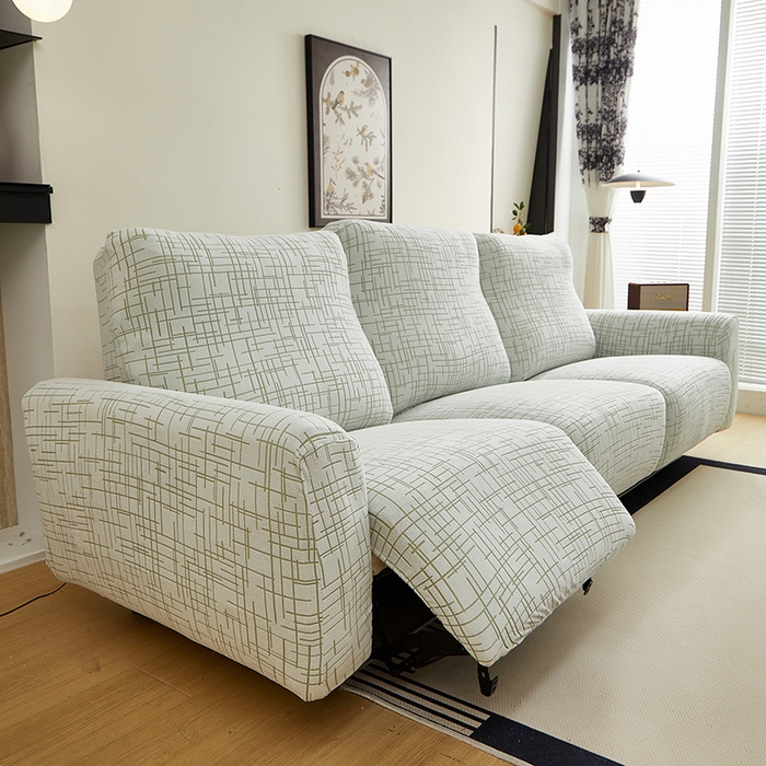 91家纺网 家纺一手货源 找家纺 丝绮鹿 2025新款极简系列-芝华士沙发套 极简绿