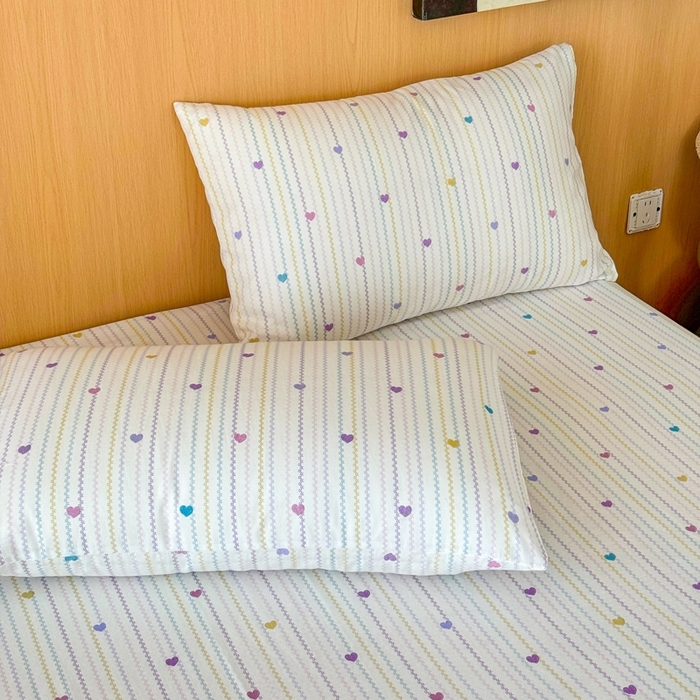 91家纺网 家纺一手货源 找家纺 2025新款全棉双层纱单品床单床笠枕套-单床单 简爱