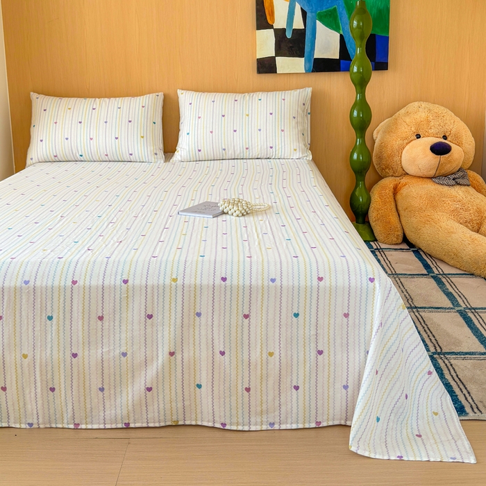 2025新款全棉双层纱单品床单床笠枕套-单床单 简爱