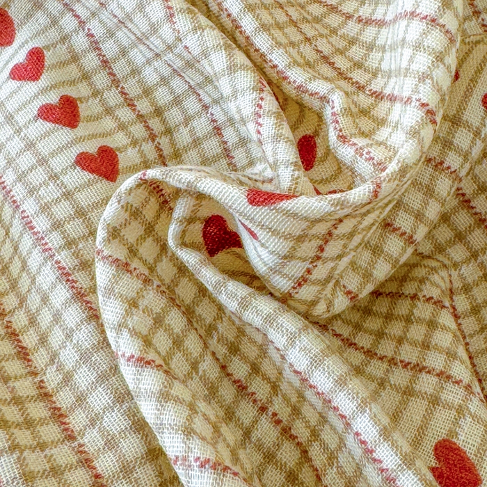 91家纺网 家纺一手货源 找家纺 感遇家纺 2025新款全棉双层纱单品床单床笠枕套-单床笠 摩卡