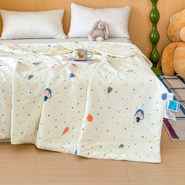 91家纺网 家纺一手货源 找家纺 （总）感遇家纺 2025新款全棉印花夏凉被