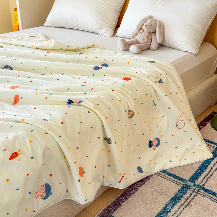 91家纺网 家纺一手货源 找家纺 （总）感遇家纺 2025新款全棉印花夏凉被