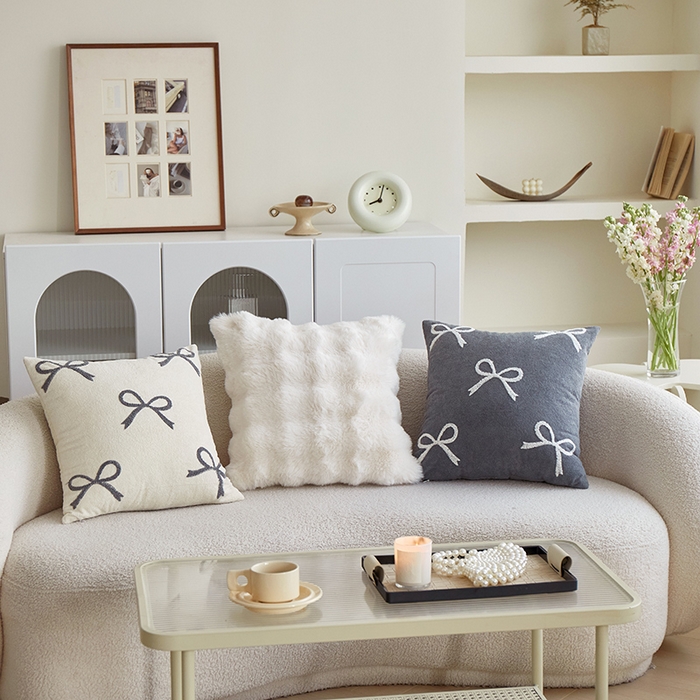 91家纺网 家纺一手货源 找家纺 （总）乐坊 2025新款棉麻花式抱枕