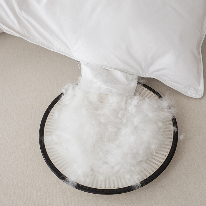 91家纺网 家纺一手货源 找家纺 静若居羽绒被壳 2025新款全棉防雨布自充绒羽绒被套自充羽绒被壳送管子 白色