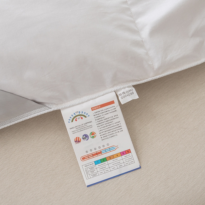 91家纺网 家纺一手货源 找家纺 静若居羽绒被壳 2025新款全棉防雨布自充绒羽绒被套自充羽绒被壳送管子 白色