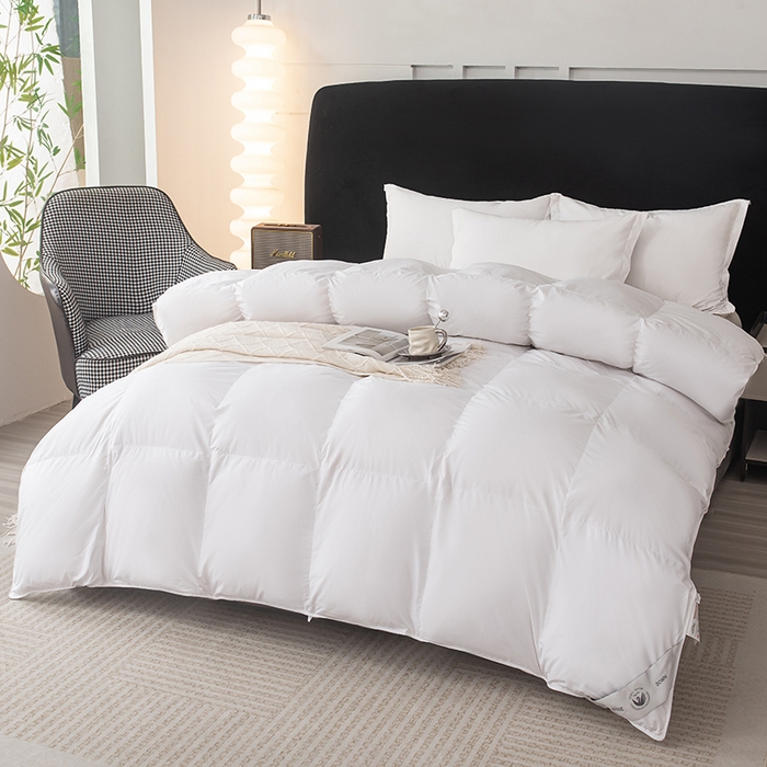 91家纺网 家纺一手货源 找家纺 （总）御眠纺羽绒被壳 2025新款全棉防雨布自充绒羽绒被套自充羽绒被壳送管子