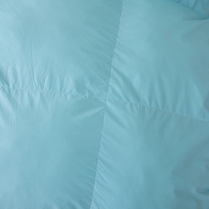 91家纺网 家纺一手货源 找家纺 御眠纺羽绒被壳 2025新款全棉防雨布自充绒羽绒被套自充羽绒被壳送管子 蓝色