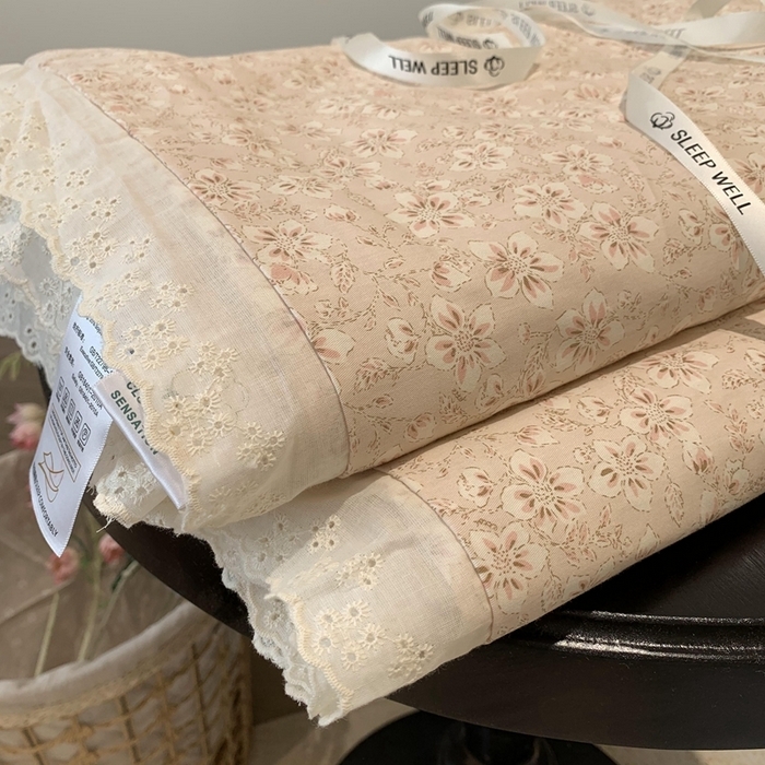 91家纺网 家纺一手货源 找家纺 （总）奈萝家纺 2025春夏新款全棉纯棉蕾丝花边款夏被夏凉被空调被