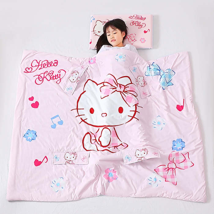 91家纺网 家纺一手货源 找家纺 八零年代 2025新款三丽鸥正版授权小凉皮蚕丝防踢被儿童空调房护肚夏被夏凉被凉感丝儿童被 小凉皮蚕丝防踢被 KT甜心