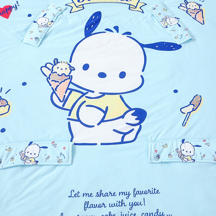 91家纺网 家纺一手货源 找家纺 八零年代 2025新款三丽鸥正版授权小凉皮蚕丝防踢被儿童空调房护肚夏被夏凉被凉感丝儿童被 小凉皮蚕丝防踢被 帕恰狗