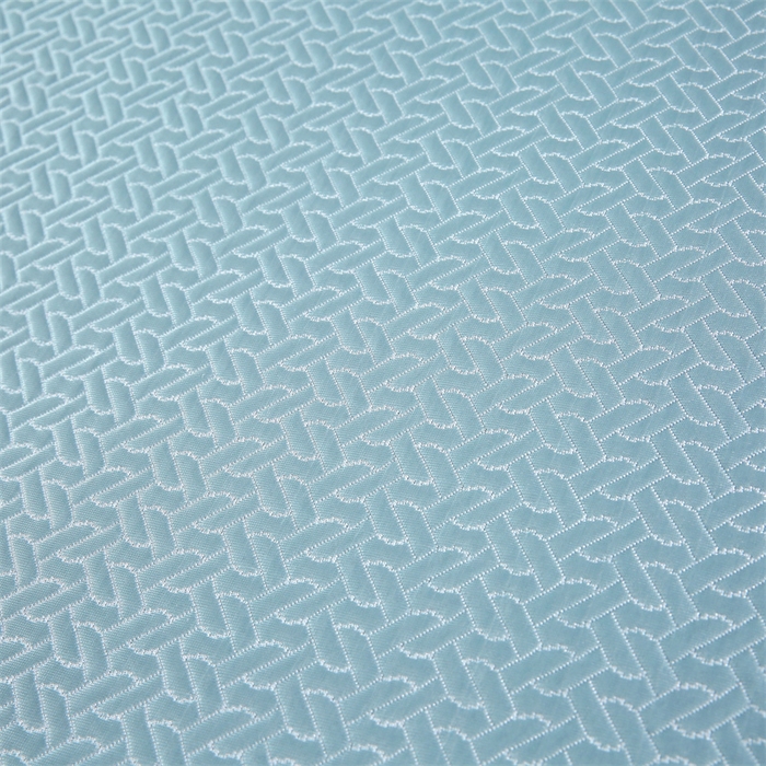 91家纺网 家纺一手货源 找家纺 （总）青雅席业 2025新款3D凉感豆豆爱心刺绣凉席