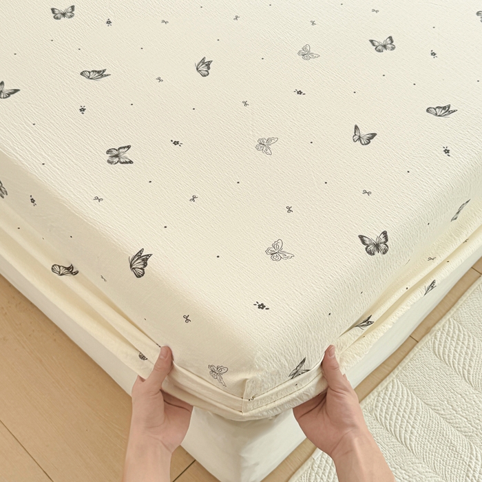 91家纺网 家纺一手货源 找家纺 丝芙妮家居（原乐视家纺） 2026新款A类亲肤木棉床笠 琉璃