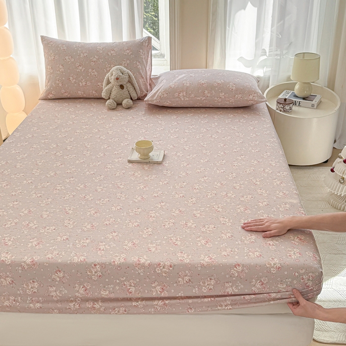 91家纺网 家纺一手货源 找家纺 丝芙妮家居（原乐视家纺） 2026新款A类亲肤木棉床笠 倩影