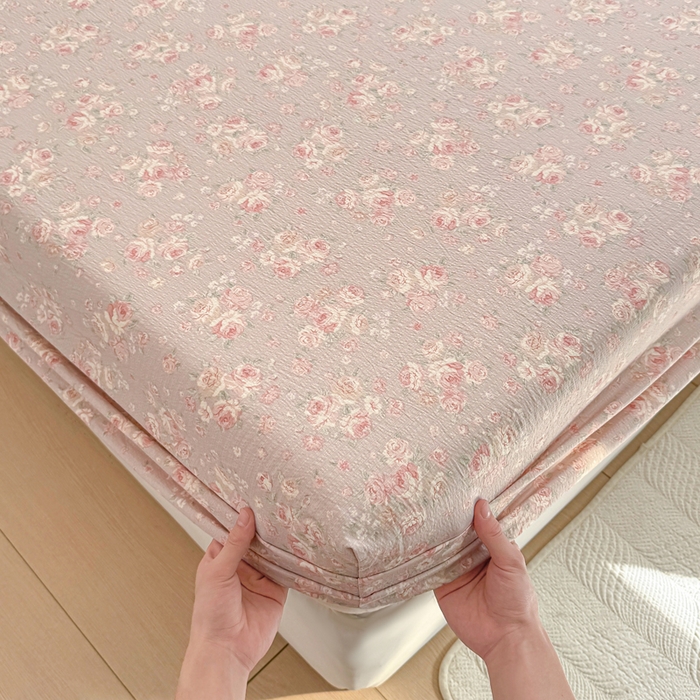 91家纺网 家纺一手货源 找家纺 丝芙妮家居（原乐视家纺） 2026新款A类亲肤木棉床笠 倩影