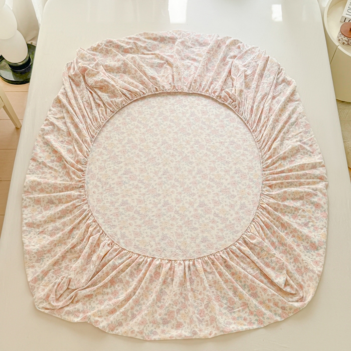 91家纺网 家纺一手货源 找家纺 丝芙妮家居（原乐视家纺） 2026新款A类亲肤木棉床笠 如嫣