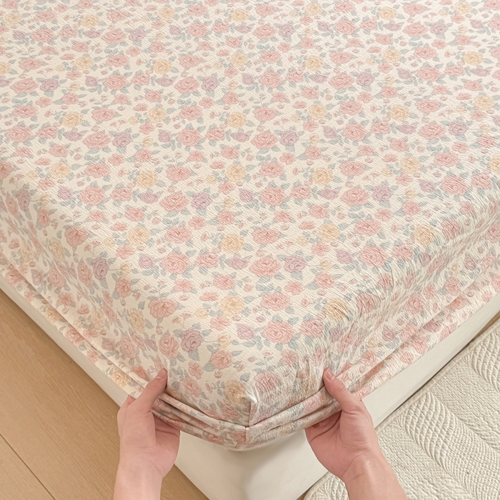 91家纺网 家纺一手货源 找家纺 丝芙妮家居（原乐视家纺） 2026新款A类亲肤木棉床笠 如嫣