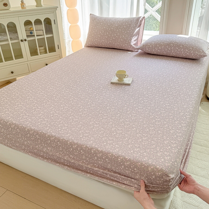 91家纺网 家纺一手货源 找家纺 丝芙妮家居（原乐视家纺） 2026新款A类亲肤木棉床笠 若兮