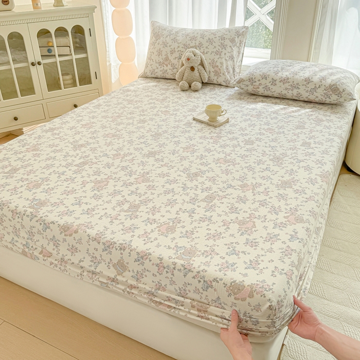 91家纺网 家纺一手货源 找家纺 丝芙妮家居（原乐视家纺） 2026新款A类亲肤木棉床笠 婉静