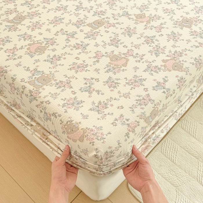 91家纺网 家纺一手货源 找家纺 丝芙妮家居（原乐视家纺） 2026新款A类亲肤木棉床笠 婉静