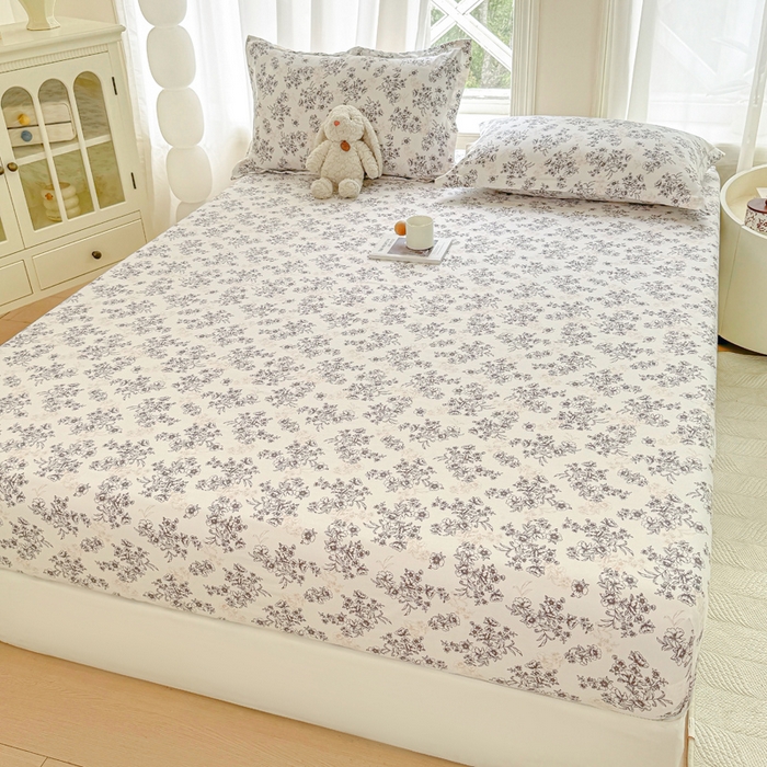 91家纺网 家纺一手货源 找家纺 丝芙妮家居（原乐视家纺） 2025新款A类混纺70棉床笠 锦瑟