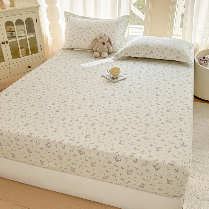 91家纺网 家纺一手货源 找家纺 丝芙妮家居（原乐视家纺） 2025新款A类混纺70棉床笠 诗野