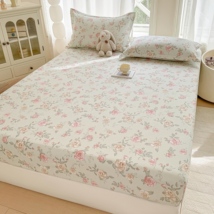 91家纺网 家纺一手货源 找家纺 丝芙妮家居（原乐视家纺） 2025新款A类混纺70棉床笠 悦颜