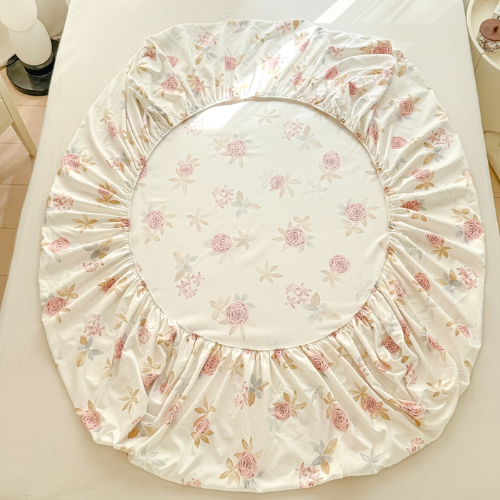 91家纺网 家纺一手货源 找家纺 丝芙妮家居（原乐视家纺） 2025新款A类混纺70棉床笠 花裳