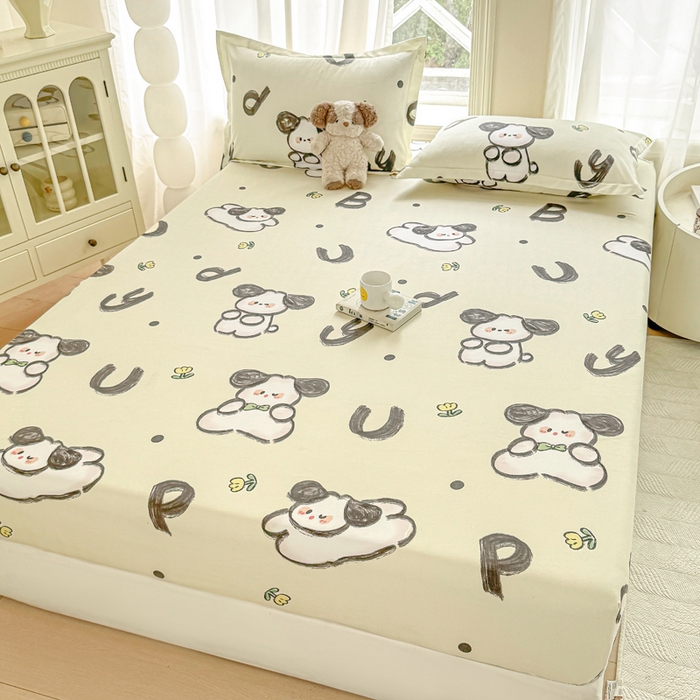 丝芙妮家居（原乐视家纺） 2025新款A类混纺70棉床笠 趴趴狗