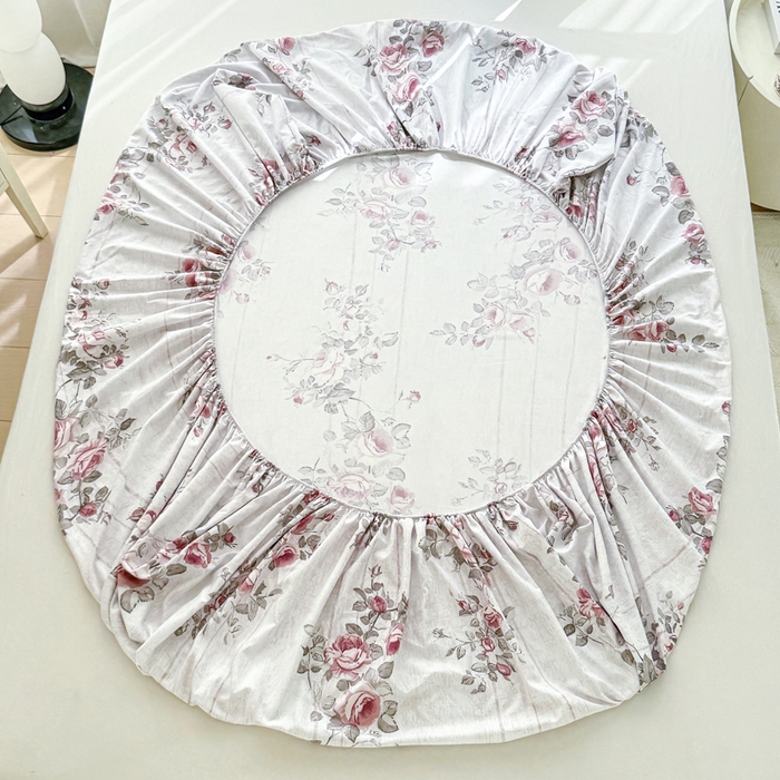 91家纺网 家纺一手货源 找家纺 丝芙妮家居（原乐视家纺） 2025新款A类混纺70棉床笠 怦然