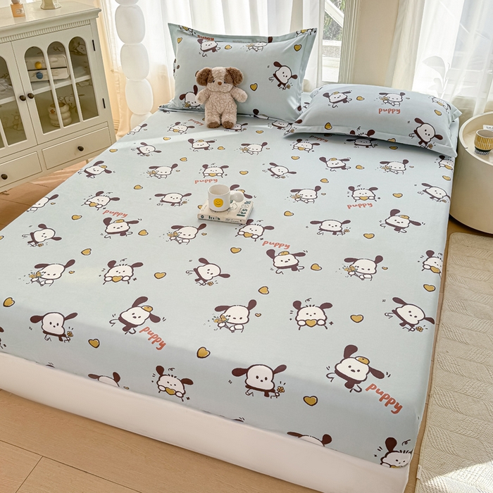 丝芙妮家居（原乐视家纺） 2025新款A类混纺70棉床笠 元气小狗