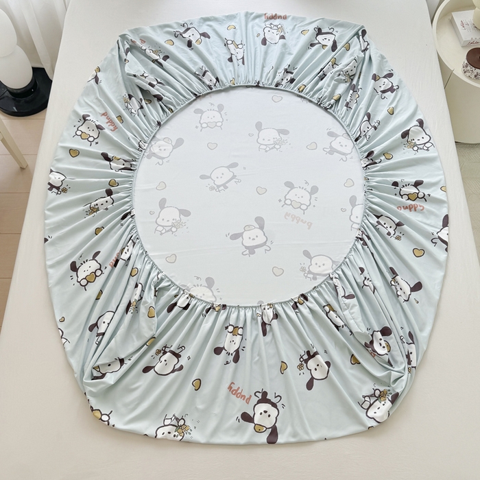 91家纺网 家纺一手货源 找家纺 丝芙妮家居（原乐视家纺） 2025新款A类混纺70棉床笠 元气小狗