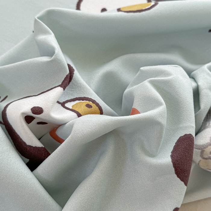 91家纺网 家纺一手货源 找家纺 丝芙妮家居（原乐视家纺） 2025新款A类混纺70棉床笠 元气小狗