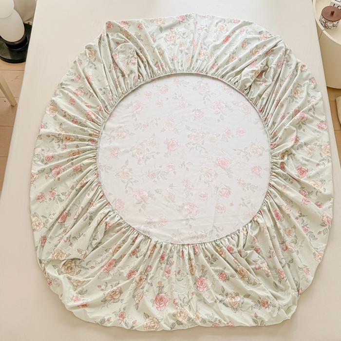 91家纺网 家纺一手货源 找家纺 丝芙妮家居（原乐视家纺） 2025新款A类混纺70棉床笠 悦颜