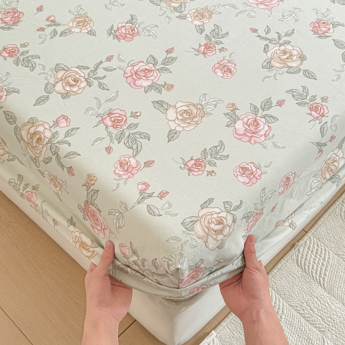 91家纺网 家纺一手货源 找家纺 丝芙妮家居（原乐视家纺） 2025新款A类混纺70棉床笠 悦颜