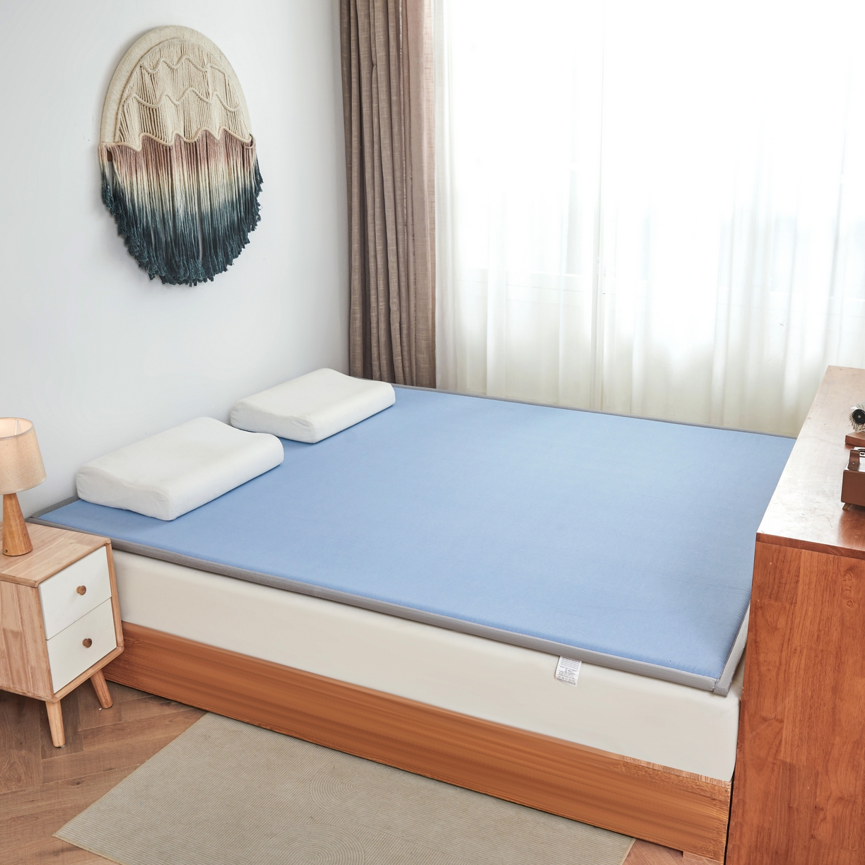 91家纺网 家纺一手货源 找家纺 （总）芊梵床垫 2025新款原棉老粗布海绵榻榻米垫子床垫可定制（45%棉 55%涤）