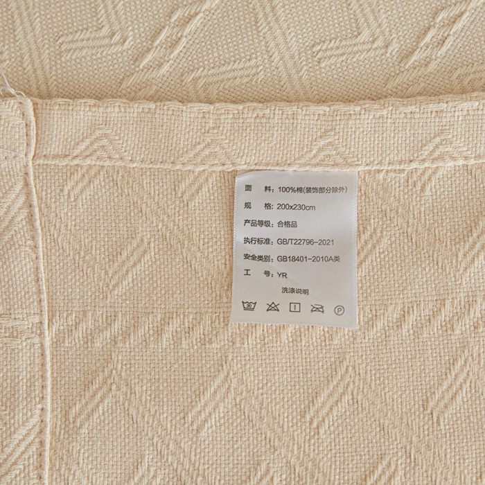 91家纺网 家纺一手货源 找家纺 悦然毛巾被 2025新款棉缇锦梦全棉夏用毛巾被盖毯 棉缇锦梦杏黄