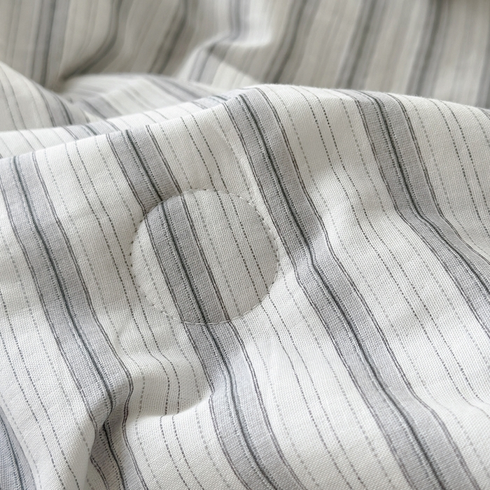 91家纺网 家纺一手货源 找家纺 怡家居 2025新款全棉双层纱毛巾绣夏被四件套 夏被-小熊猫