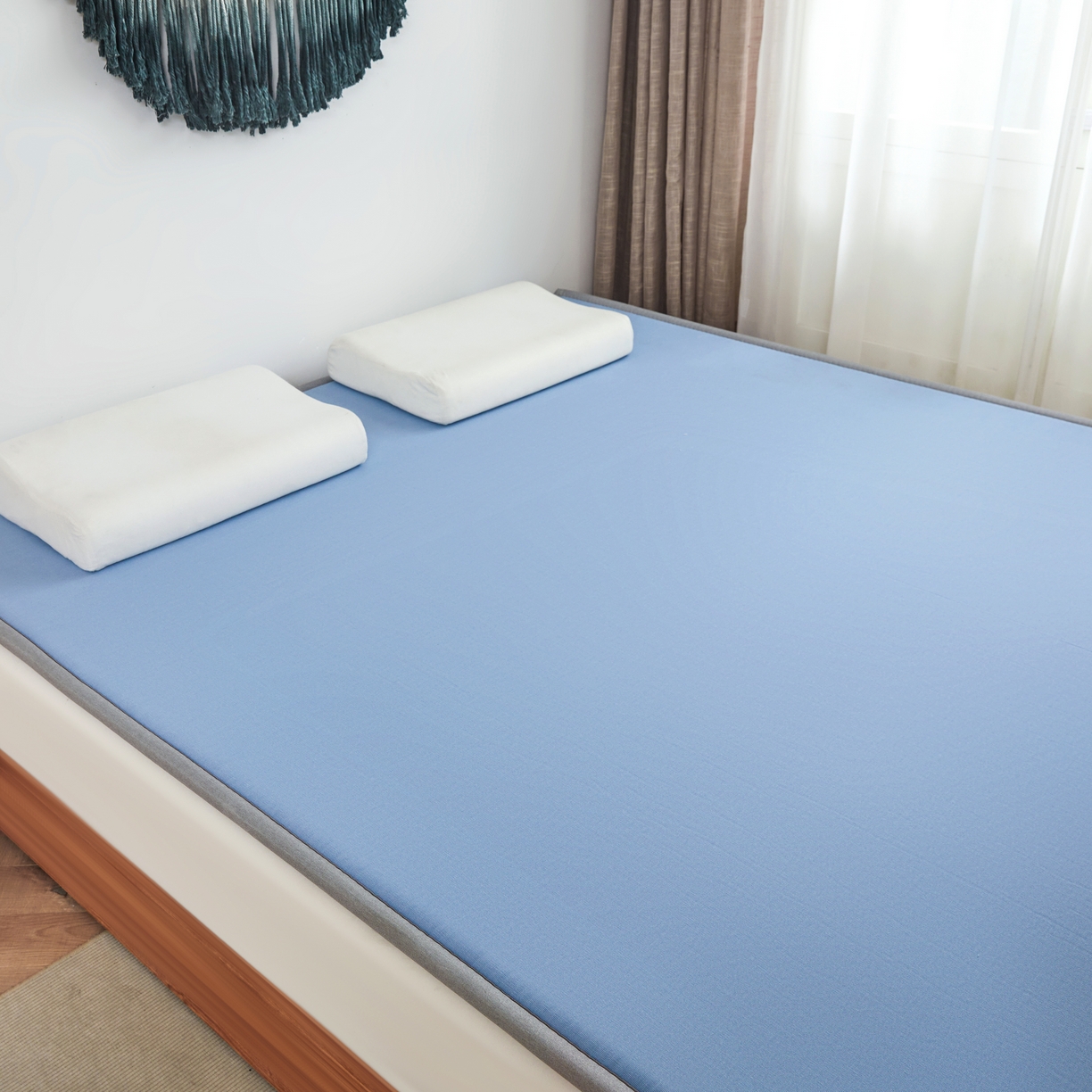 91家纺网 家纺一手货源 找家纺 （总）芊梵床垫 2025新款原棉老粗布海绵榻榻米垫子床垫可定制（45%棉 55%涤）