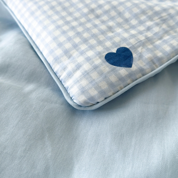 91家纺网 家纺一手货源 找家纺 怡家居 2025新款全棉双层纱毛巾绣夏被四件套 夏被-耳机猫