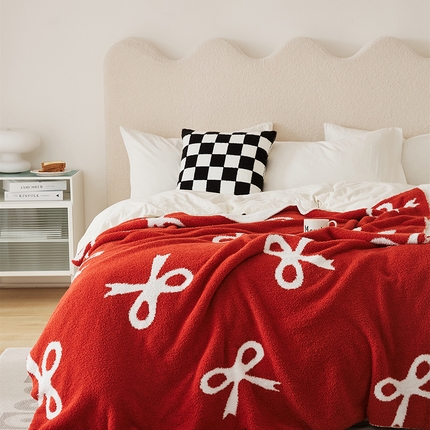 91家纺网 家纺一手货源 找家纺 （总）暖绵绵2025新款半边绒涤纶混纺毯子抱枕套