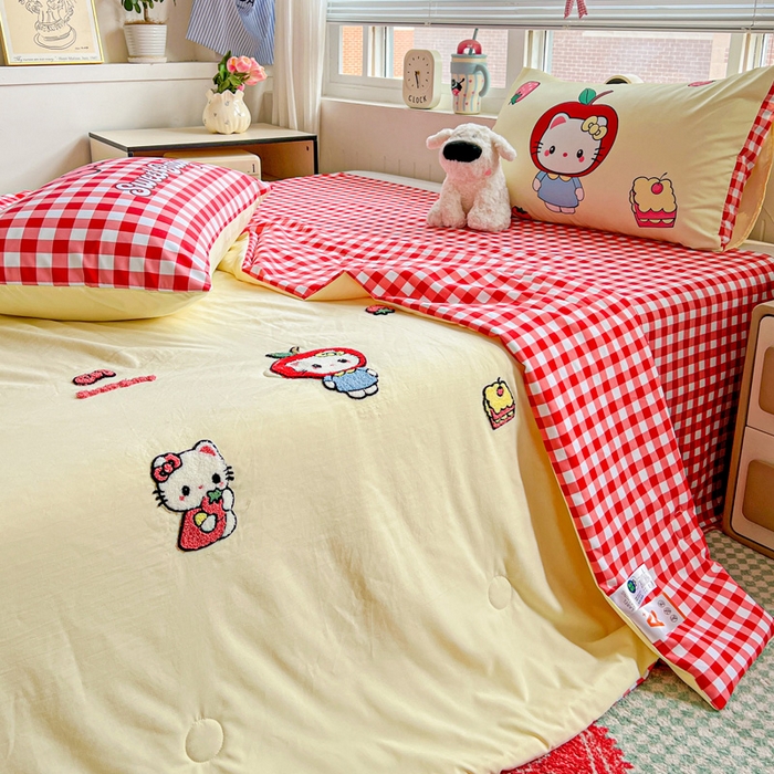 91家纺网 家纺一手货源 找家纺 （总）一霖家纺 2025新款高克重云朵毛巾绣夏被