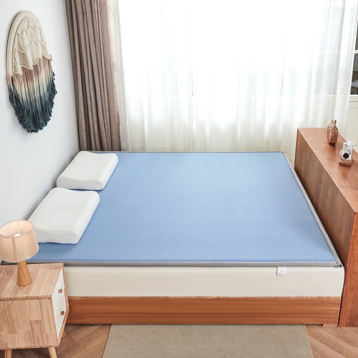 91家纺网 家纺一手货源 找家纺 （总）芊梵床垫 2025新款原棉老粗布海绵榻榻米垫子床垫可定制（45%棉 55%涤）