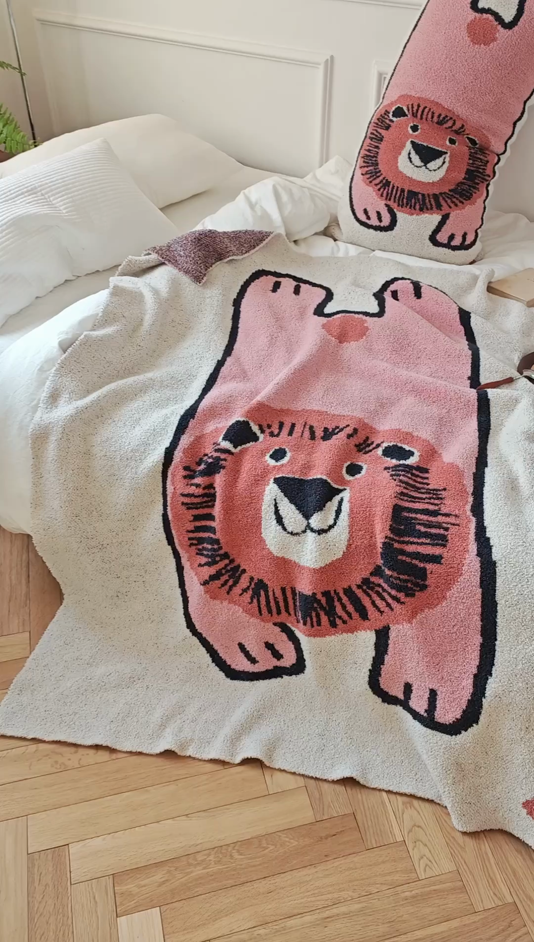 91家纺网 家纺一手货源 找家纺 （总）暖绵绵2025新款半边绒涤纶混纺毯子抱枕套