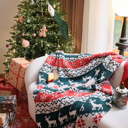 91家纺网 家纺一手货源 找家纺 （总）暖绵绵2025新款半边绒涤纶混纺毯子抱枕套