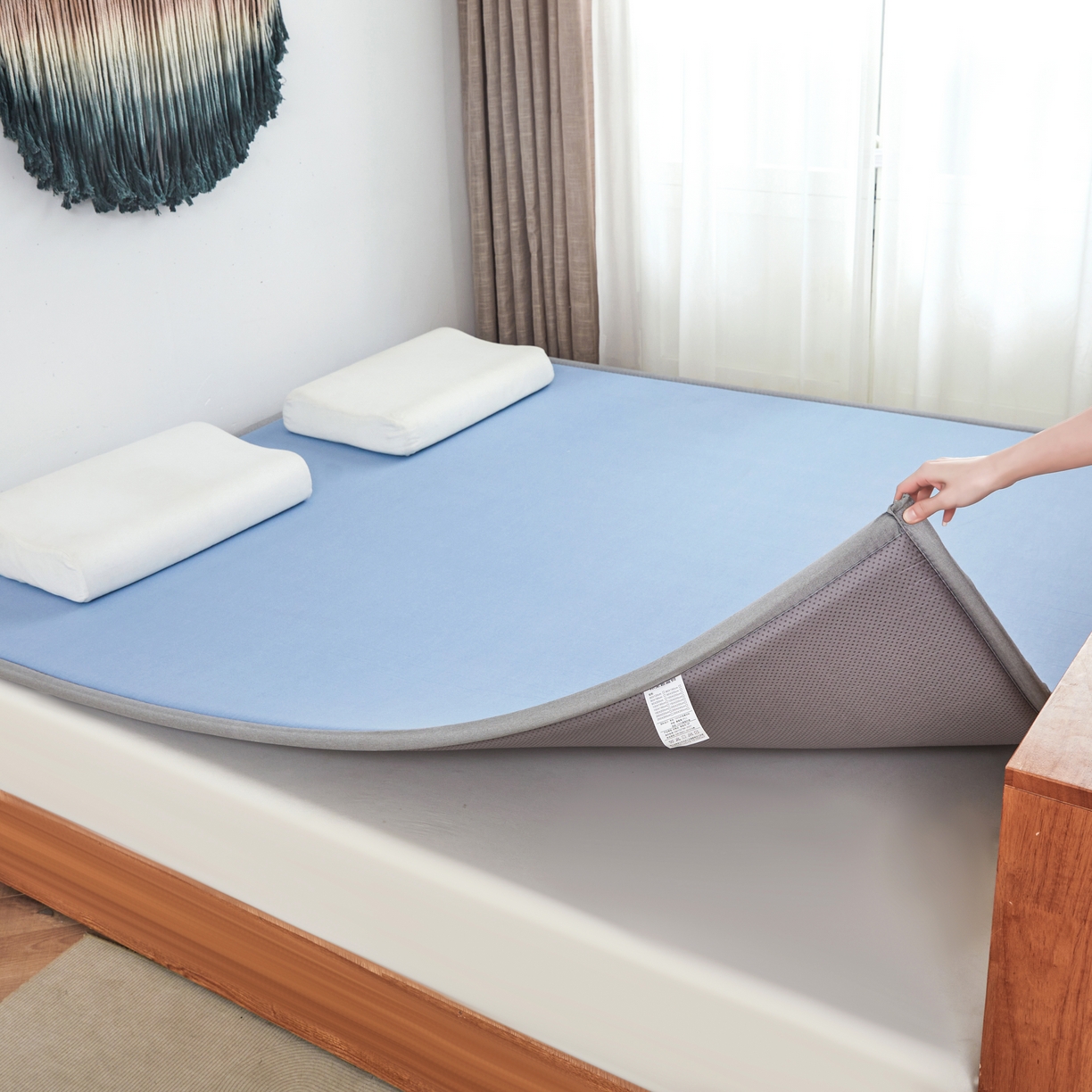 91家纺网 家纺一手货源 找家纺 （总）芊梵床垫 2025新款原棉老粗布海绵榻榻米垫子床垫可定制（45%棉 55%涤）