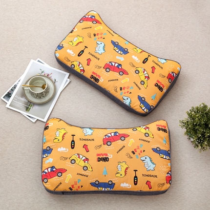 91家纺网 家纺一手货源 找家纺 （总）明星枕业 2025新款纯棉儿童卡通荞麦枕学生护椎枕可拆洗家用