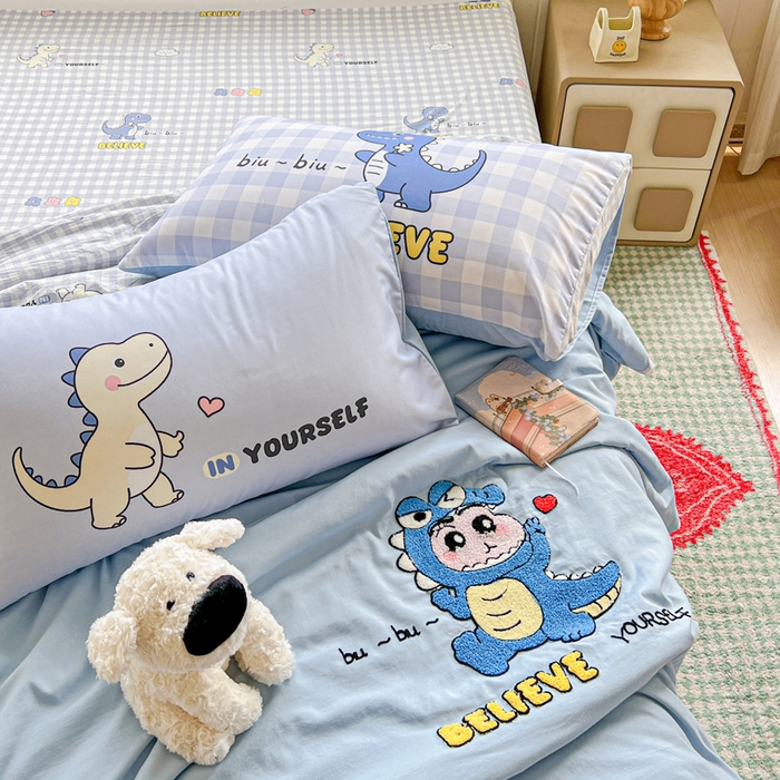 91家纺网 家纺一手货源 找家纺 一霖家纺 2025新款高克重云朵毛巾绣夏被 动感光波