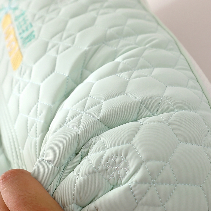 91家纺网 家纺一手货源 找家纺 （总）金牛枕芯 2025新款刺绣冰丝乳胶枕枕头枕芯简约纯色枕芯