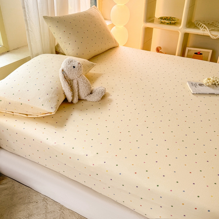 91家纺网 家纺一手货源 找家纺 （总）仟网汇 2025新款云感棉双层纱床笠